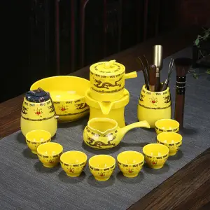 【開業大吉】【黃金龍自動茶具】傳承與現代相遇交融，典雅與華麗碰撞交織